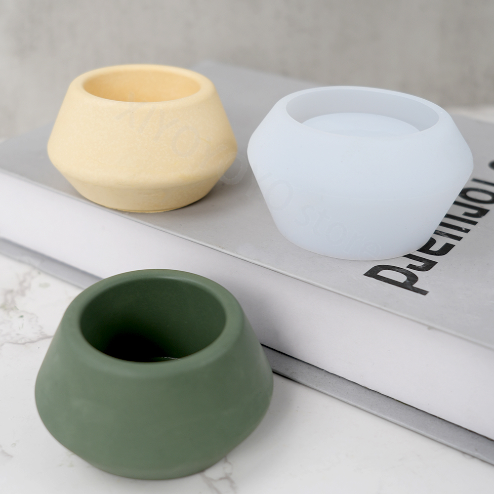 Candle Making Jug - Yuvarlak kase saklama kutusu silikon kalıp